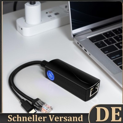 PoE Splitter 48V To 5V 4A Micro USB Adapter PoE Splitter USB TYPE C 5V