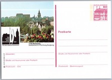 Backnang 1987, Stadtansicht, 750 Jahre Jubiläum - Bildpostkarte, Ganzsache