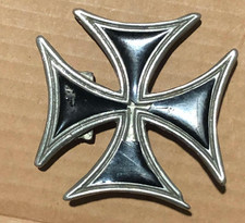 VTG 60's IRON CROSS belt buckle missing loop for belt 