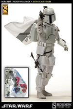 Sideshow 1:6 Scale 12 Star Wars Boba Fett WHI...