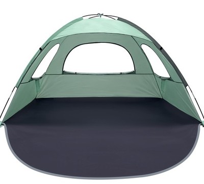 WhiteFang Beach Tent Anti-UV Portable Sun Shade Shelter 3 Person, Mint Green