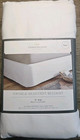THRESHOLD WRINKLE RESIST BEDSKIRT DUST 15" DROP WASHABLE WHITE FULL BED 