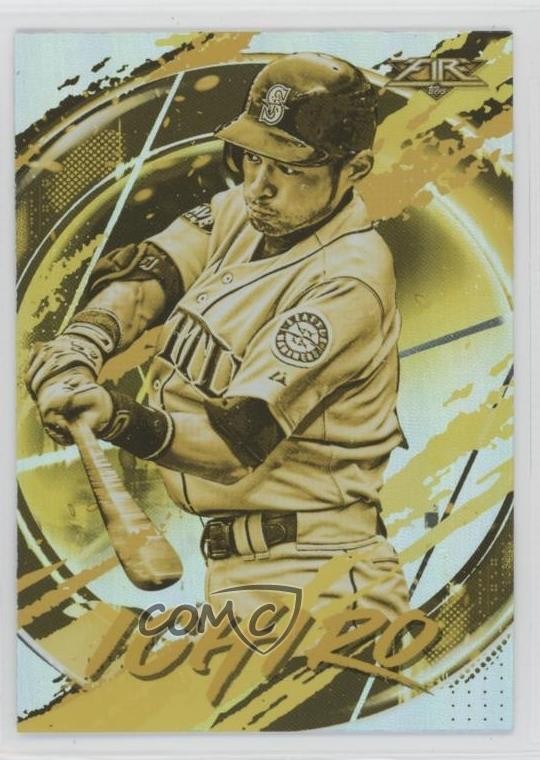 Ichiro Suzuki 2020 Topps Fire #18 Gold Minted Price Guide - Sports