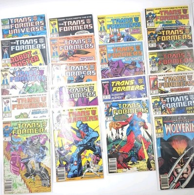 Transformers #3 + 19 Other Books Wolverine #2 1984 And Up