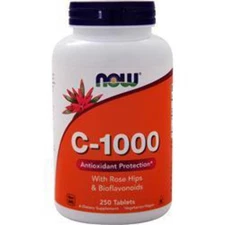 Now Foods Vitamin C-1000 Sustained Release Tablets, 250 Tabs