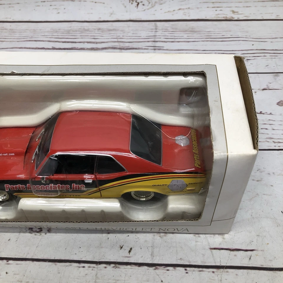"Parts Associates, Inc." Chevy Nova SS Pro-Street BY SPEC CAST 1:24 Scale New - Image 3 of 4