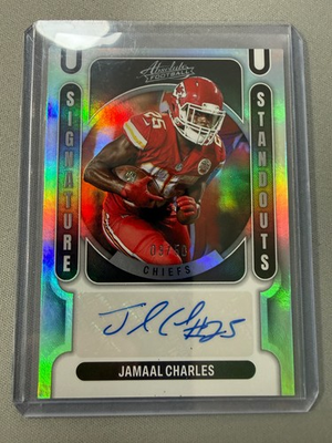 #ad #ad 2022 Panini Absolute Signature Standouts #SS JC Jamaal Charles Chiefs AUTO 50 $19.99