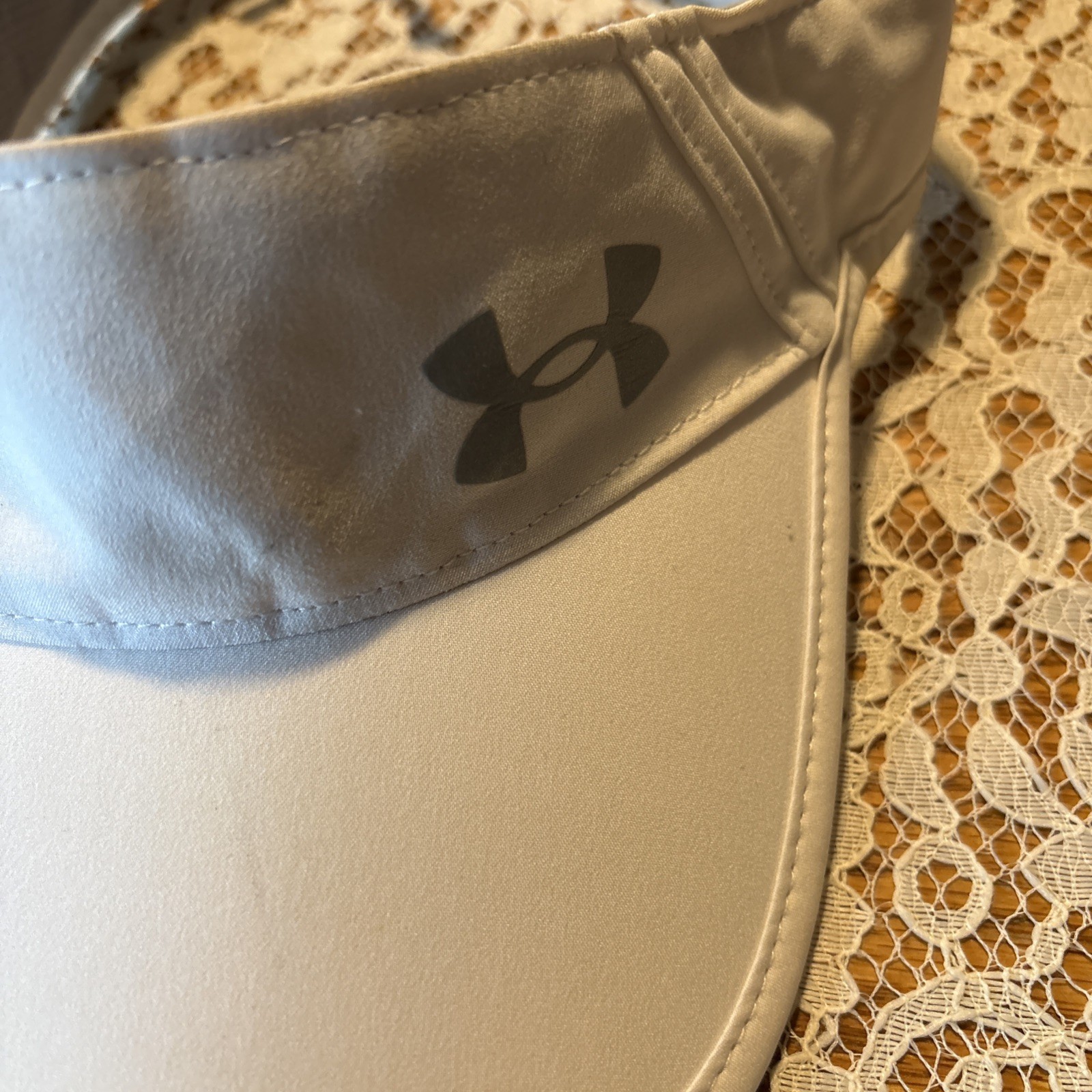 Under Armour Adjustable Polyester White Visor - image 4