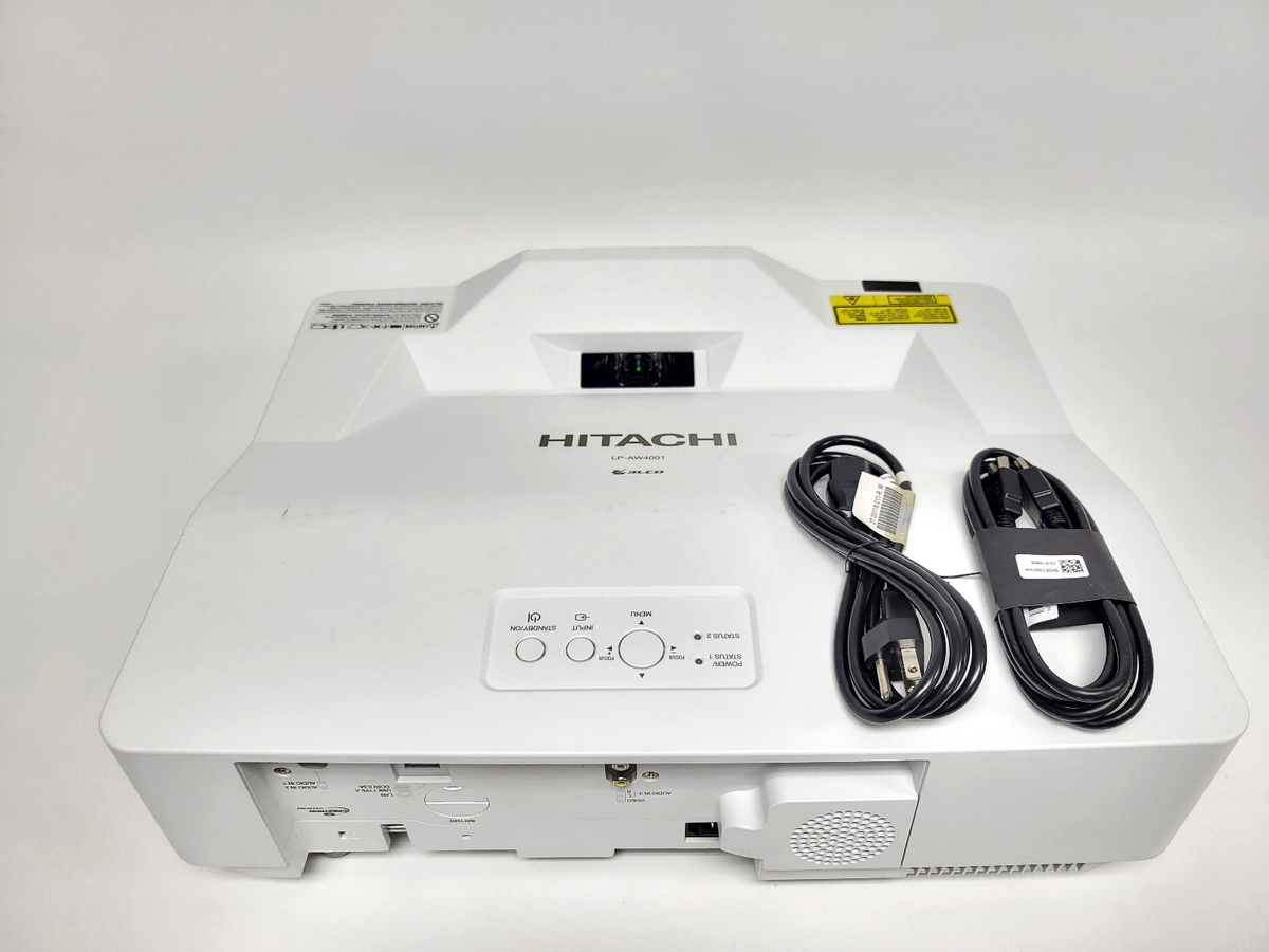 ホワイトプロジェクター Hitachi LP-AW4001 Projector, Laser (Bulb Free), Ultra-Short Throw