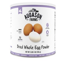 Augason Farms Dried Whole Egg Powder  BRAND NEW  REAL EGGS  2LB 72 Servings