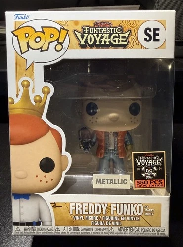 Funko Fundays 2024 Freddy as Marty McFly Metallic LE 550