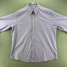Brooks Brothers Original Polo Regular Shirt 17-35 Lavender Non-Iron Button Down