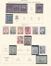 MEXICO  ^^^1916-17    hinged &   used   CLASSICS    @ dco2819mex39