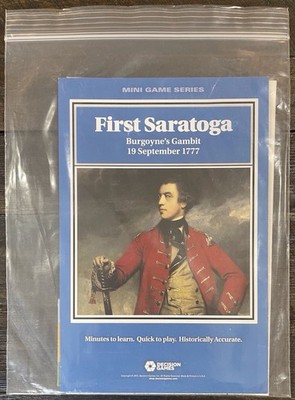 Decision Gam Wargame  First Saratoga - Burgoyne's Gambit, 19 September 1 Bag EX