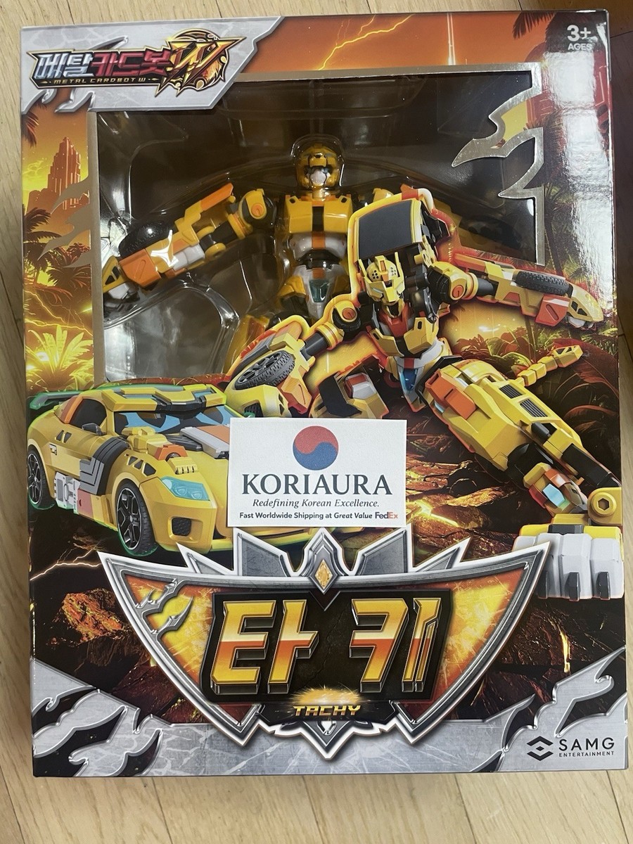 Metal Cardbot W Tachy Transforming Robot Car SAMG Korean Action