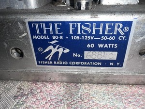THE FISHER 80R TUNER RECEIVER