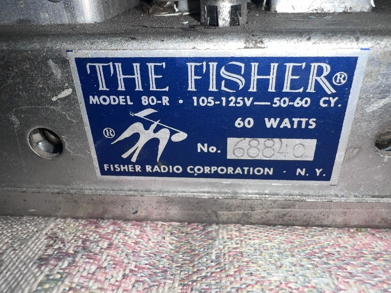 THE FISHER 80R TUNER RECEIVER