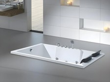 Whirlpool massage bath spa bath bubble bath built - in bathtub 180x120 cm