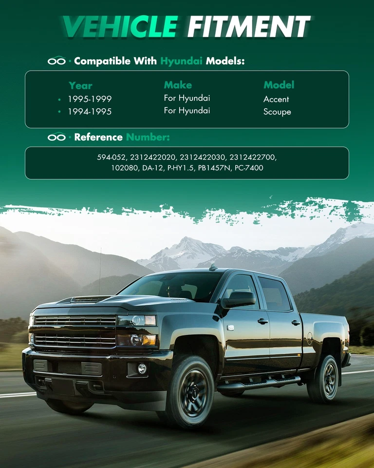 Equilibrador armónico 1,5 L para Hyundai Accent 1995-1999 Scoupe 1994-1995 L Foto 2 de 4