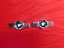 2 Used 63 64 65 66 Buick Trishield Wheelcover Chrome Spinners Pt-551633 2 Used 63 64 65 66 Buick Trishield Wheelcover Chrome Spinners Pt-551633