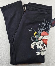 Ed Hardy Love Kills Sweatpants Joggers Mens Printed Graphics PICK YOUR SIZE