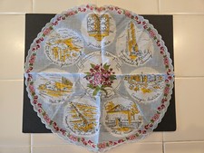VTG. "Around Pittsburg" handkerchief- Never used, non-smoking home, Gimbels