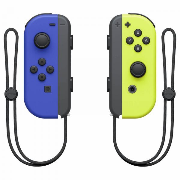 Coppia Joy-Con Nintendo Switch Blu e Giallo Neon | Controller Originali