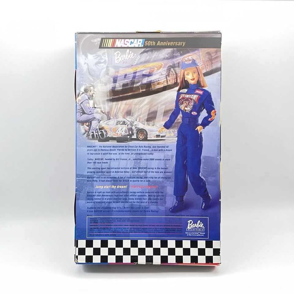 LOTE- Mattel '98 NASCAR 50º Aniversário & '99 NASCAR #94 McDonald’s Barbies - Imagem 3 de 4