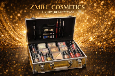 ZMILE Cosmetics Beauty Case   Exklusives Make-up Set im eleganten Aluminium-Koff