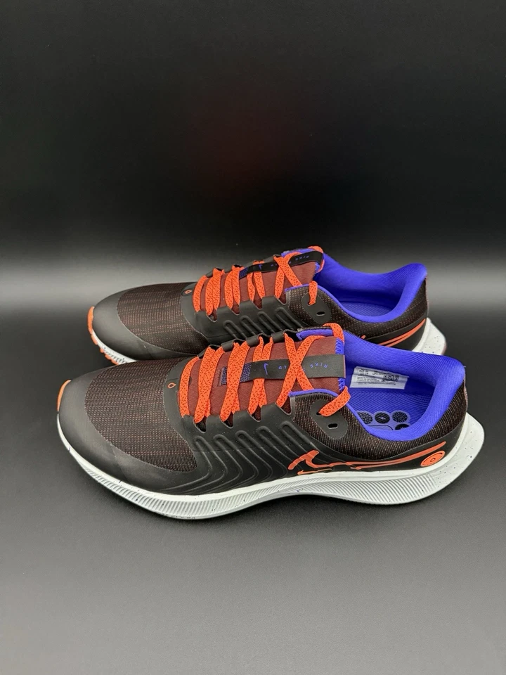 Hombres Nike Air Zoom Pegasus 38 Escudo Climatizado Zapatos para Correr Negros DC4073-003 Foto 2 de 4