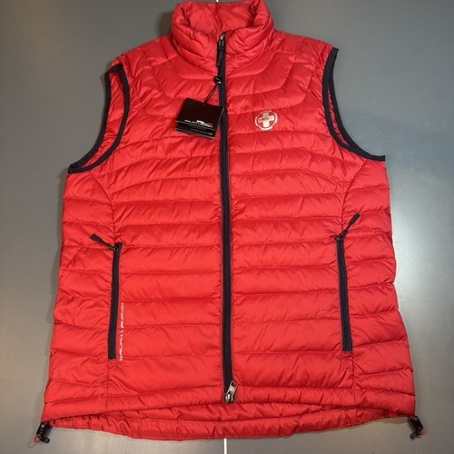 New RLX Polo Ralph Lauren Down Puffer Best Red Medium NWT