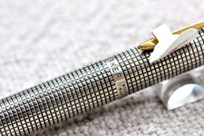 Parker Gold, 14K Nib Sterling Silver Collectible Fountain Pens for