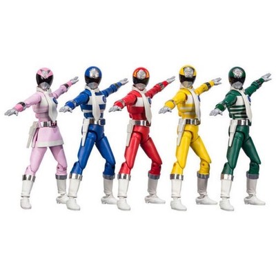 Power Rangers Denshi Sentai Denziman Figur 5er-Set Bundle Bulk BANDAI Japan