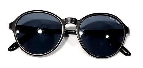 Bolle Acrylex 415 Vintage 90's Black Gray Round Unisex Sunglasses France - Picture 11 of 13