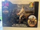Harley Davidson Motorcycles  GI Joe - 35th Anniversary- US Army Courier & WLA 45