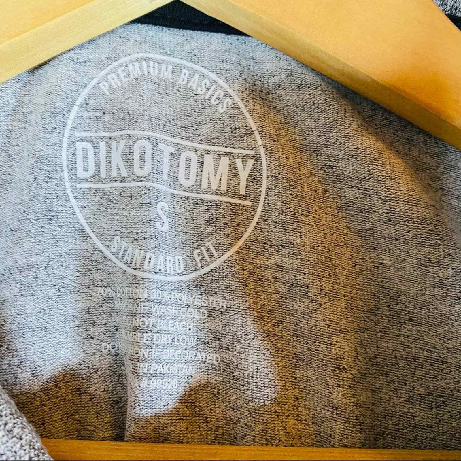 Dikotomy Standard Fit Premium Basic Tee Gray Sz: S - image 3