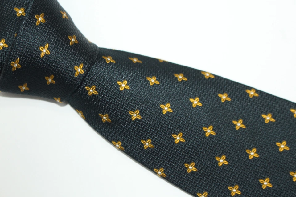 Gravata de seda GIANNI BUTTI feita na Itália F59605 - Imagem 3 de 4