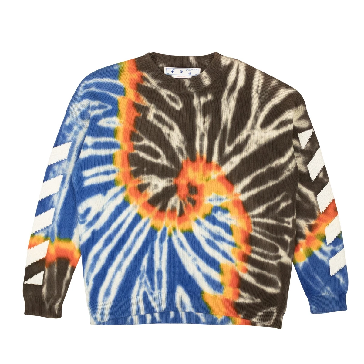 Off white 2025 tie dye sweater