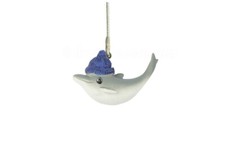Quirky Dolphin Light Pull with Cord - Funky Sealife Fan/Shower Pull Cord Handle