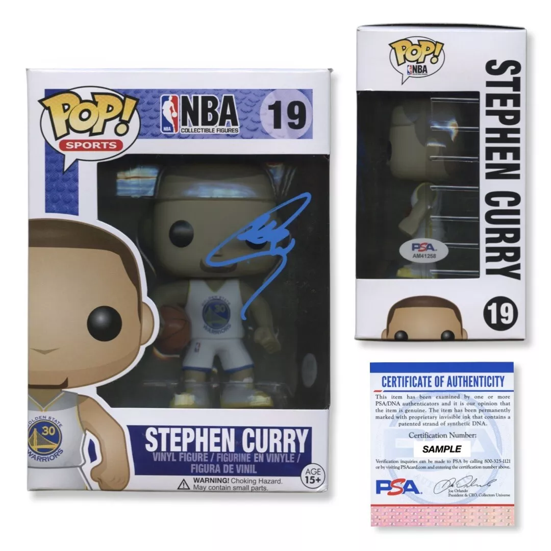 STEPHEN CURRY Signed Funko Pop #43 PSA/DNA Warriors Autographed – Golden  State Memorabilia