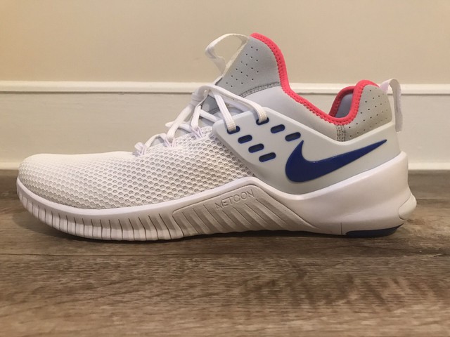 nike free metcon white racer blue