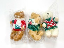 Tender Hearted Collectibles Teddy Bears LOT OF 3 NEW
