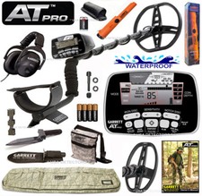 NEW Garrett AT PRO Metal Detector With PLATINUM Accessory Bundle