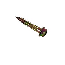 S 1.5, 1.75 Long Advanced Coach Screws, Hex flange, 50 Pcs
