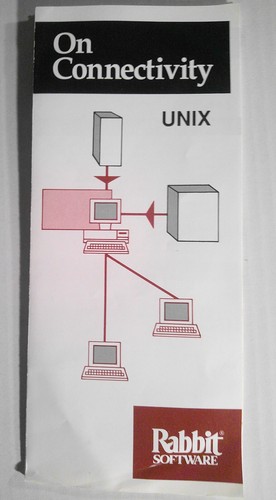 Rabbit Software - UNIX / Xenix / AIX Connectivity - Brochure & 6 flyers. 1980s - Picture 6 of 18