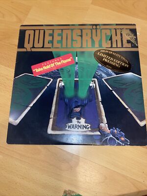 QUEENSRYCHE THE WARNING VINYL LP ORIGINAL ULTRA RARE PROMO 1st PRESSING W/HYPE 