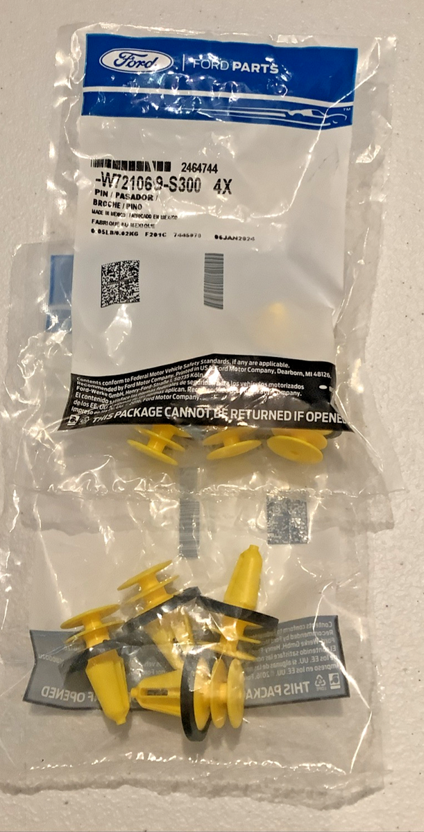 2020-2025 Ford Door Trim Panel Retainer Clip W721069-S300 QTY 4