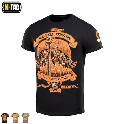 M-Tac  Schwarzmeer-Expeditions-T-Shirt Outdoor Survival