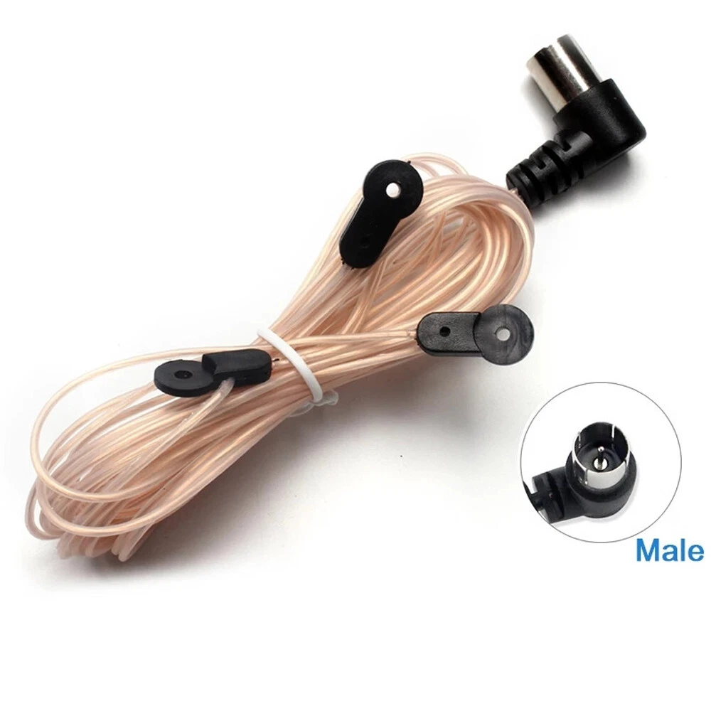 FM Antenna Dipole Antenna Indoor 75 Ohm With F Type Male, 53 OFF