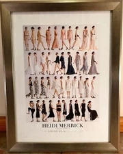 HEIDI MERRICK California * Spring 2016 Collection * Framed Poster Under Glass